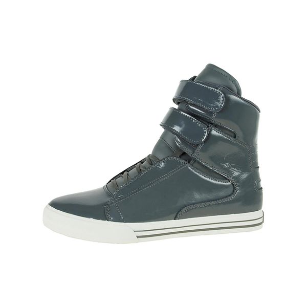 Supra TK Society High Top Shoes Mens - Grey | UK 71U2Z05
